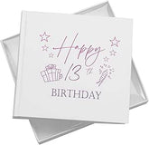 13th Birthday White Photo Album Gift For Her Or Him With Present Design Pack of 5 Wholesale Trade